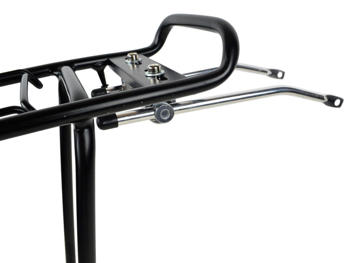 Aluminum 3 Leg Rear Bike Rack with Spring Rear Close Up