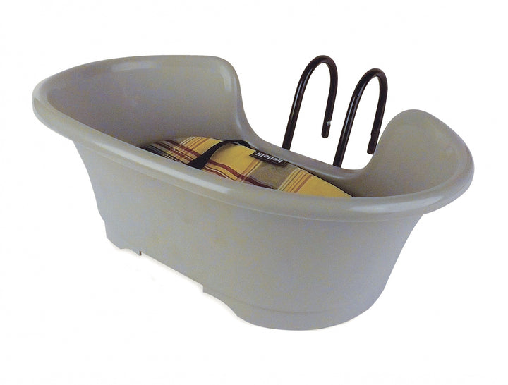 Pet basket attachment for bike front view