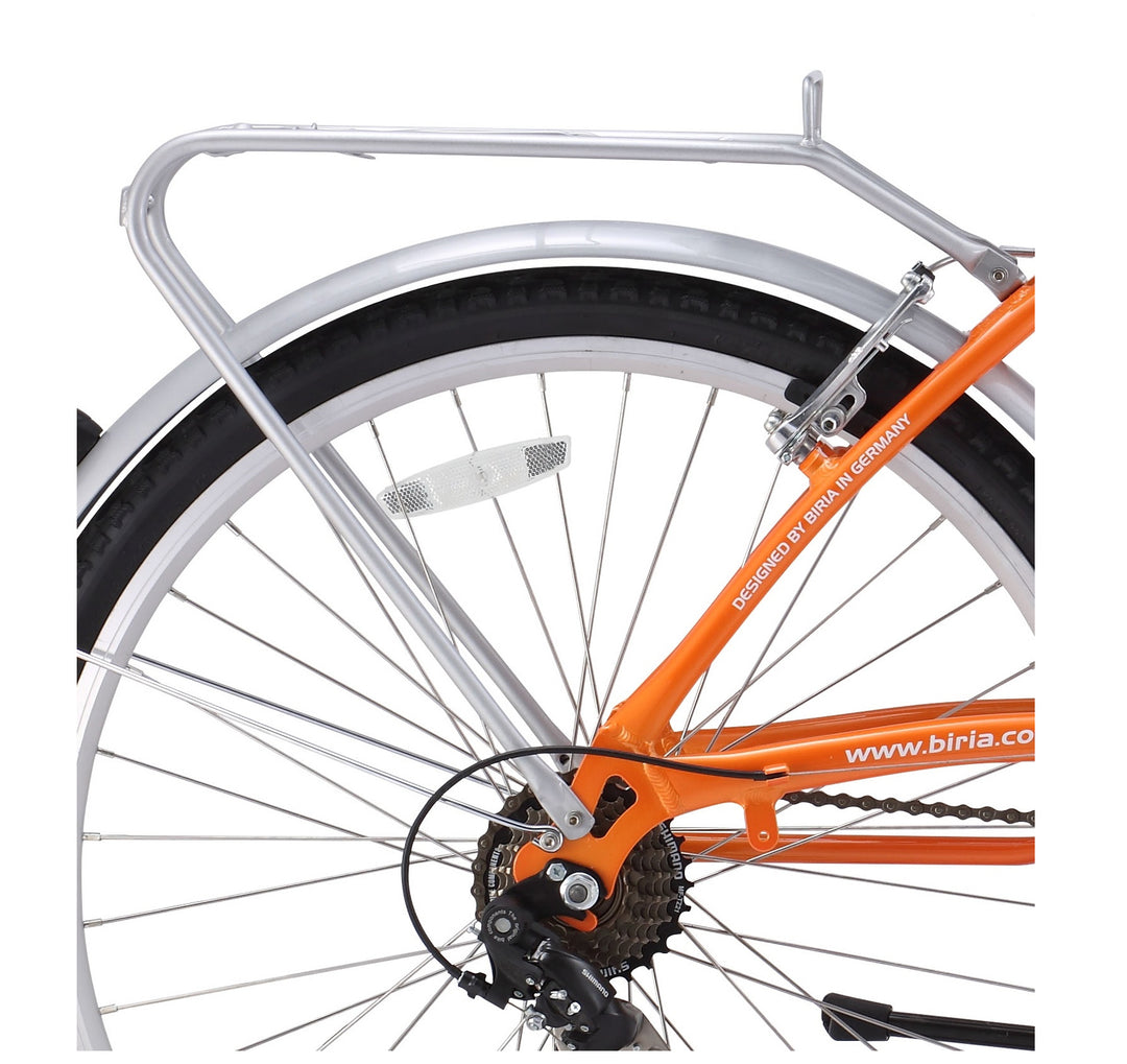 Bike carrier attachment on rear wheel