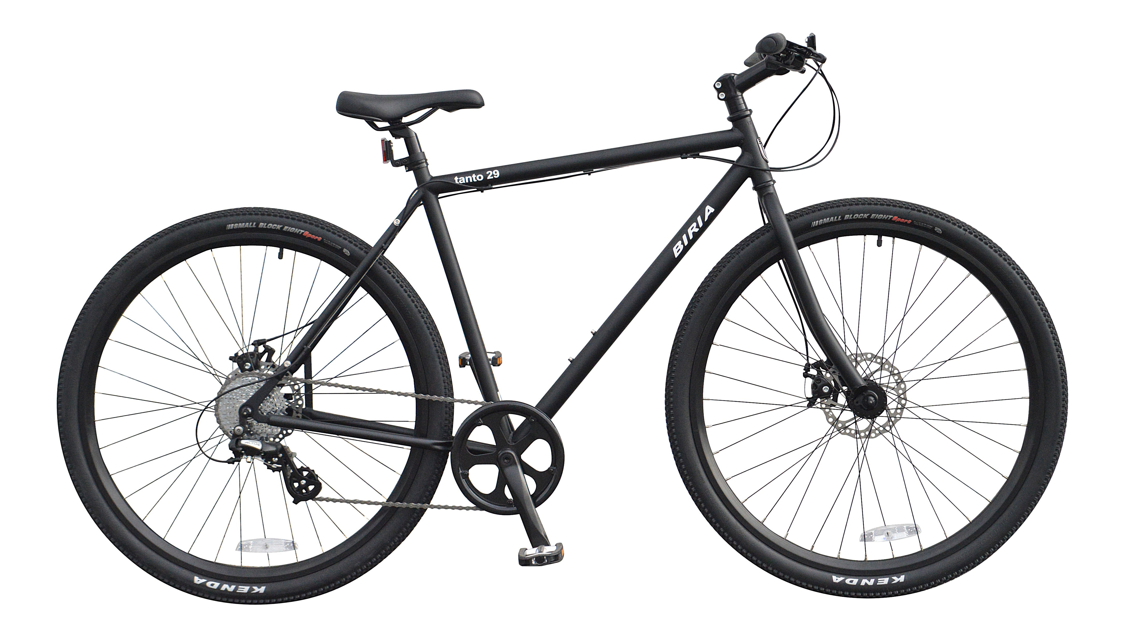 mountainbike biria Tanto-8 Commuter Black / 55 cm