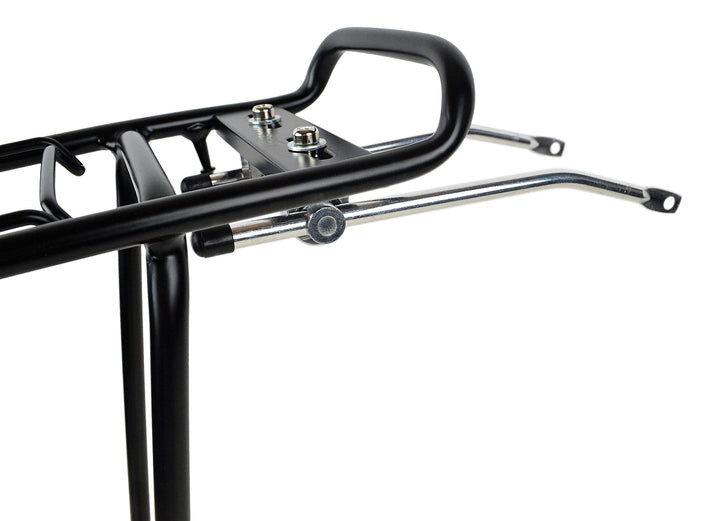 Aluminum 3 Leg Rear Bike Rack with Spring Rear Close Up