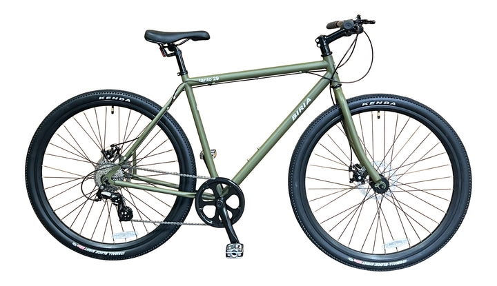 Green bicycle