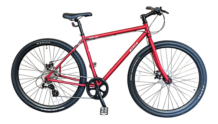 Red bicycle
