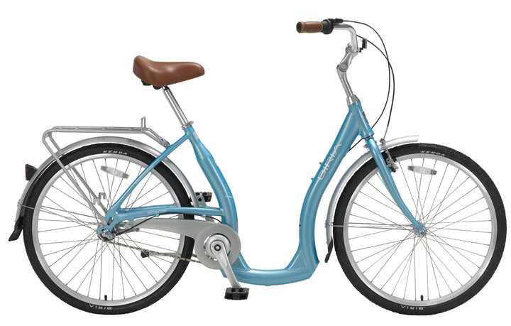 A light blue easy board bike (EB Top 3)