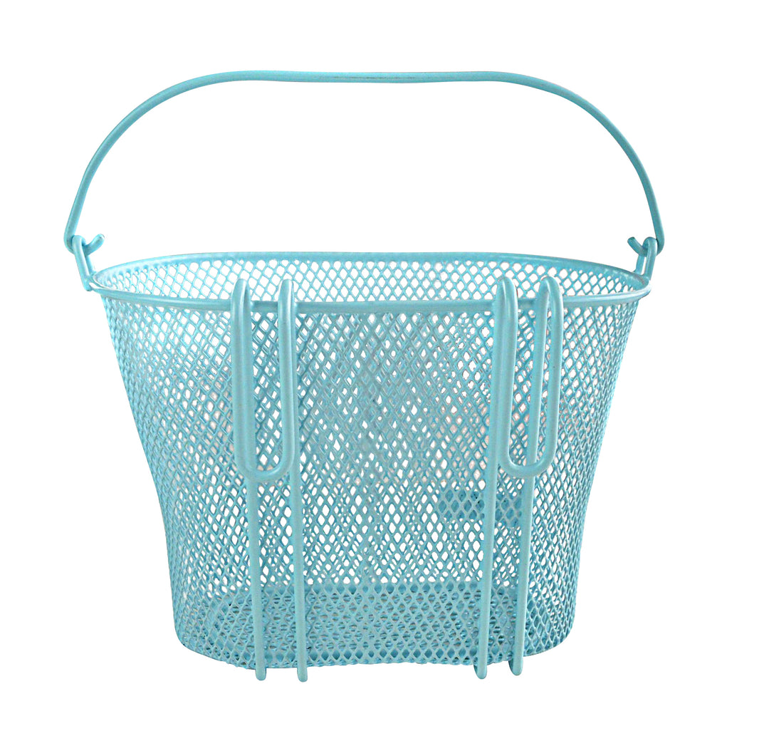 children's bike basket teal