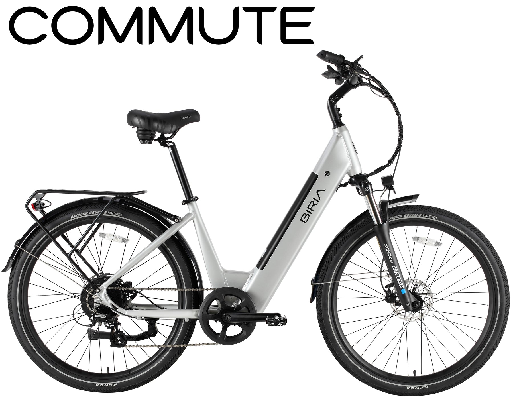 Biria Commute Step-Through Electric Bike – 750W, 75 Mi Range, 27.5