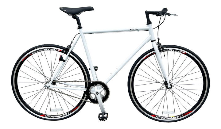 White Single Speed/Fixed Gear bike