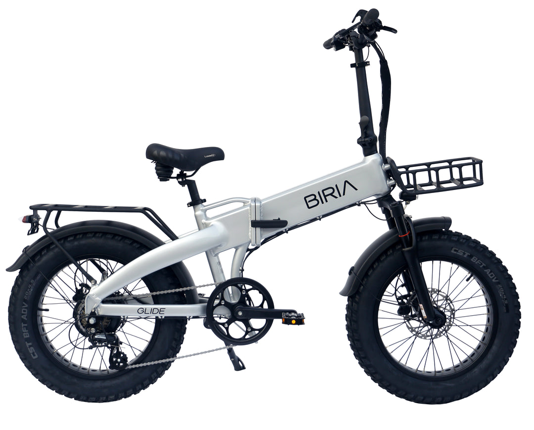 biria electric bicycles Step-Through Folding The powerful BIRIA Electric Folding Biria Glide Fat Tire Folding