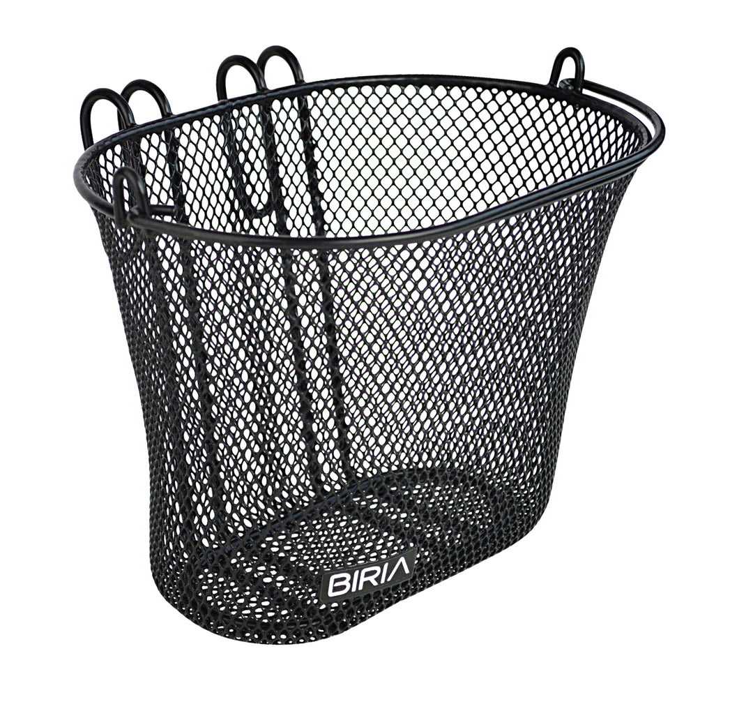 Black children's bike basket